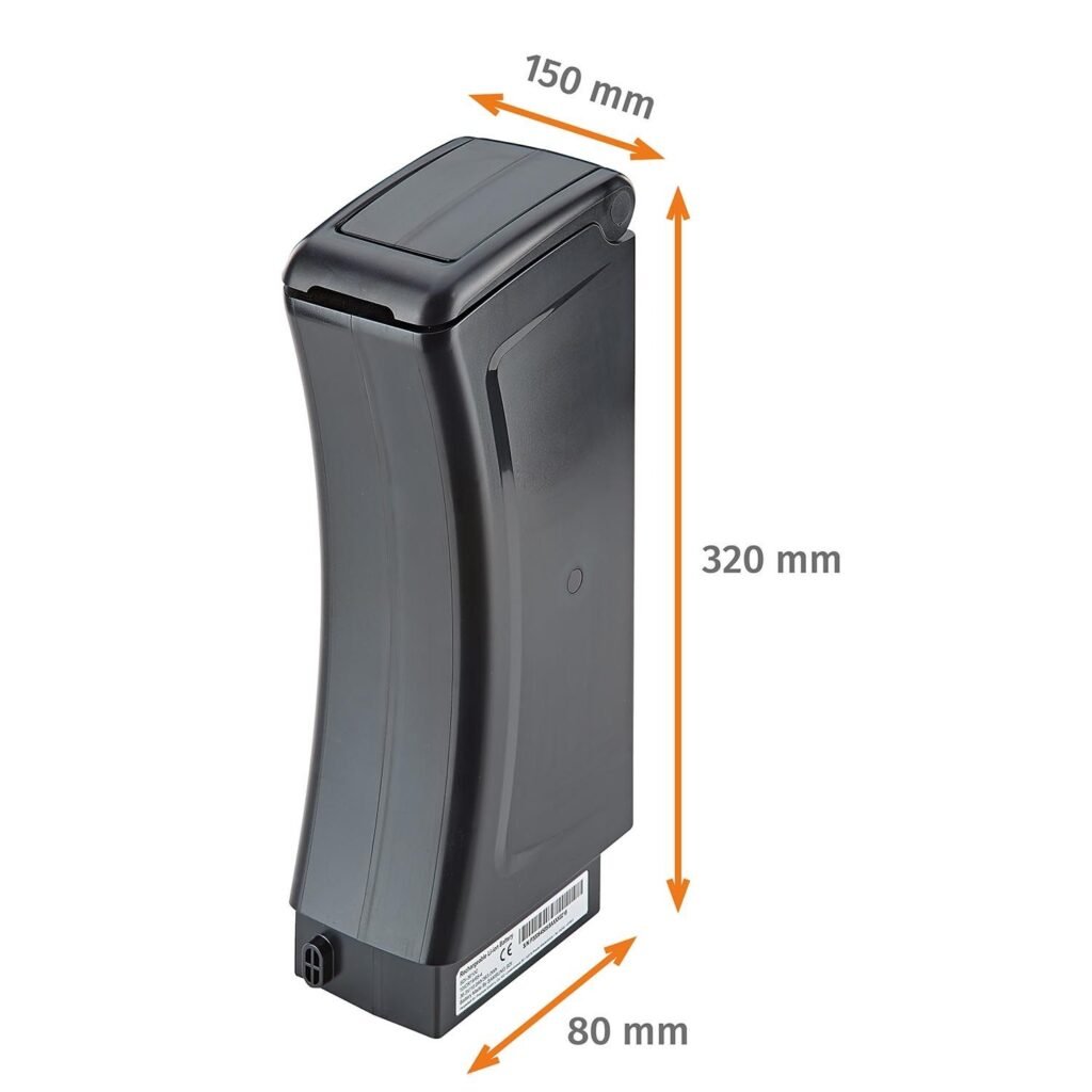 PROPHETE SideClick E-Bike Akku 36V 12,8Ah (461Wh) Sitzrohr – Ersatzakku mit CAN-BUS V2.5