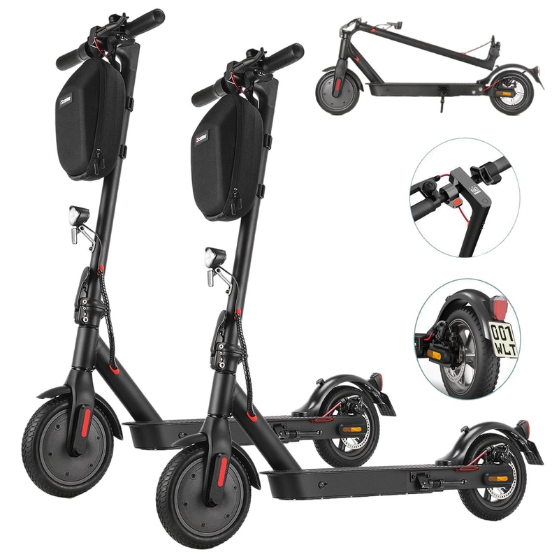 E-Scooter 2 Stück 8,5 Zoll E-Scooter mit Straßenzulassung ABE, Doppelfederung