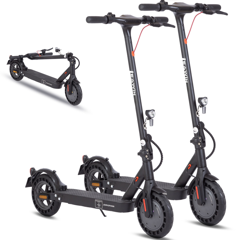 E-Scooter 2 Stück, 10 Zoll E-roller mit Straßenzulassung, Doppelbremssystem