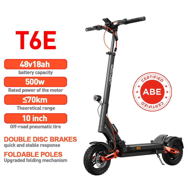 E-Scooter T6E mit Straßenzulassung, ABE Zertifizierung