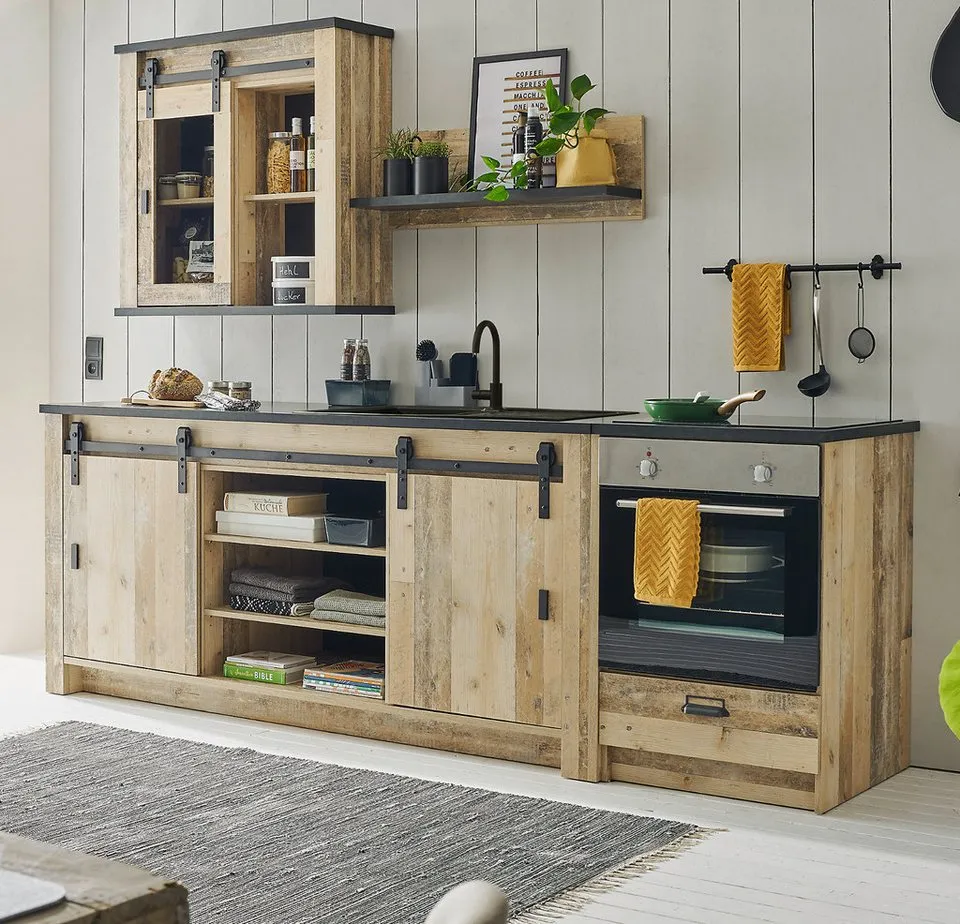 Küchenset „Stove" 4-teilig von Furn.Design – Vintage-Charme