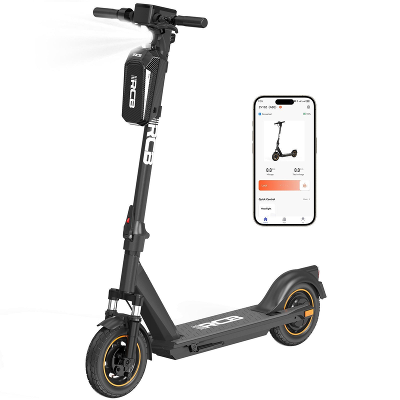 E-Scooter EV10Z mit Straßenzulassung (ABE), faltbar, bequeme Stoßdämpfung, APP