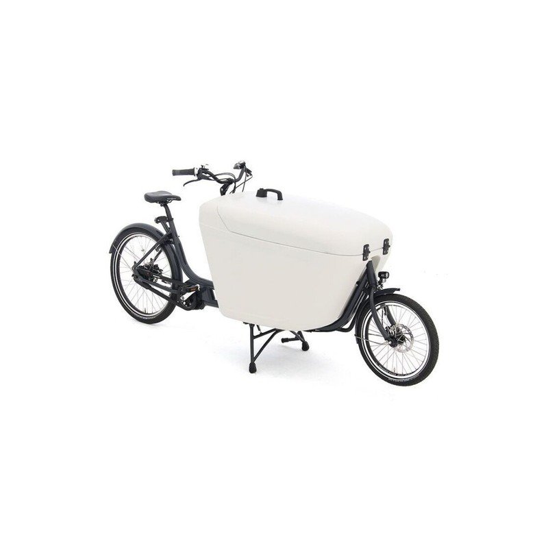 Babboe Pro Bike-E Midmotor (weiß) - 500 Wh - 26 Zoll - Long John